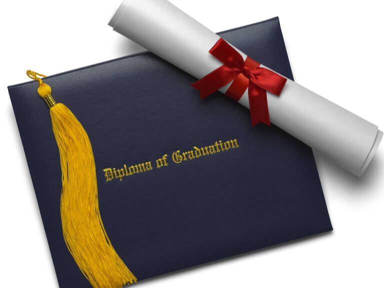 Graduation diploma