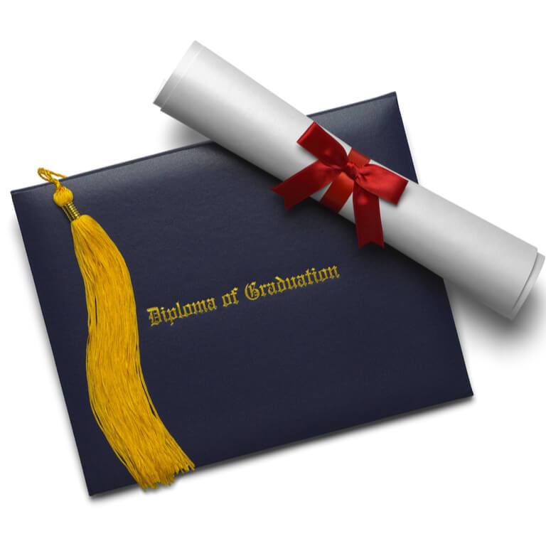 Graduation diploma