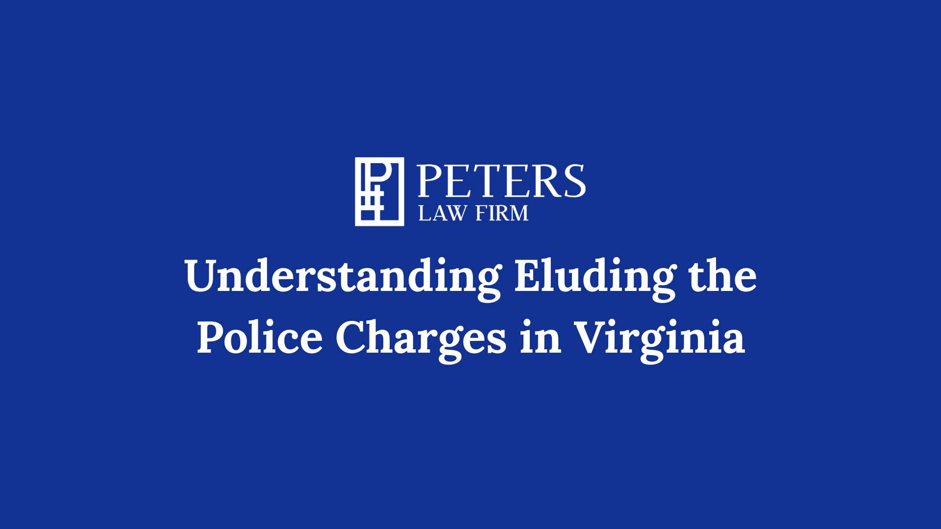 Understanding Eluding the Police Charges in Virginia